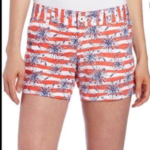 Lilly Pulitzer Callahan She's A Firecracker Glow In The Dark Shorts Sz 4